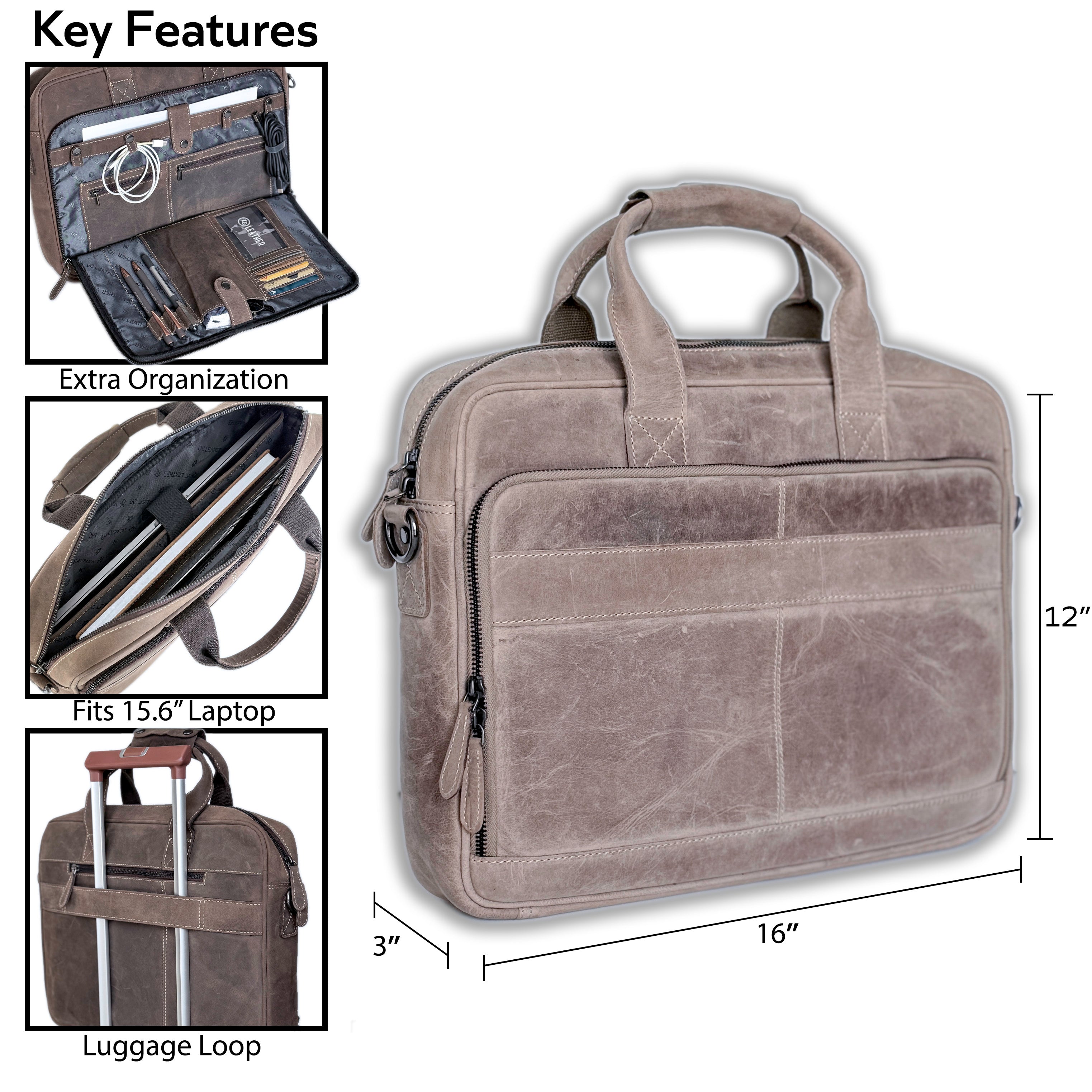 sand brief case dimentions